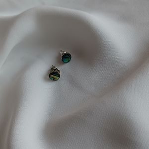 Iridescent Stud Earrings